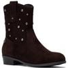 XTI KIDS MICROFIBER ANKLE BOOT - BROWN