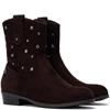 XTI KIDS MICROFIBER ANKLE BOOT - BROWN