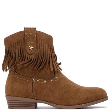 XTI KIDS MICROFIBER ANKLE BOOT - CAMEL