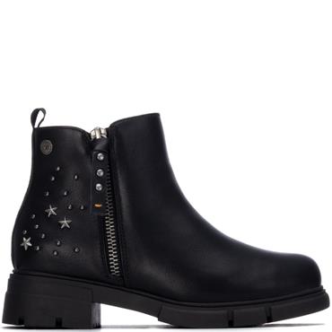 XTI KIDS ZIP ANKLE BOOT - BLACK