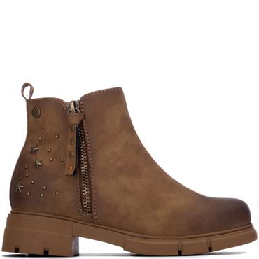 XTI KIDS ZIP ANKLE BOOT - CAMEL
