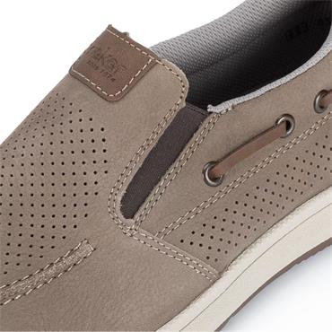 RIEKER MENS CASUAL SHOE - BEIGE