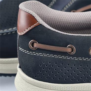 RIEKER MENS CASUAL SHOE - BLUE