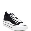 REFRESH WOMENS LACE TRAINER - BLACK