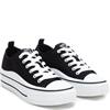 REFRESH WOMENS LACE TRAINER - BLACK
