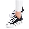 REFRESH WOMENS LACE TRAINER - BLACK