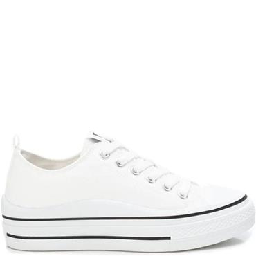 REFRESH WOMENS LACE TRAINER - WHITE