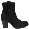 REFRESH WOMENS ZIP COWBOY BOOT - BLACK