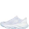 SKECHERS WOMENS AERO BURST LACE TRAINER - WHITE LIGHT BLUE