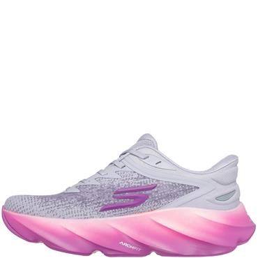 SKECHERS WOMENS AERO BURST LACE TRAINER - LAVENDER PINK