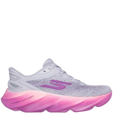 SKECHERS WOMENS AERO BURST LACE TRAINER - LAVENDER PINK
