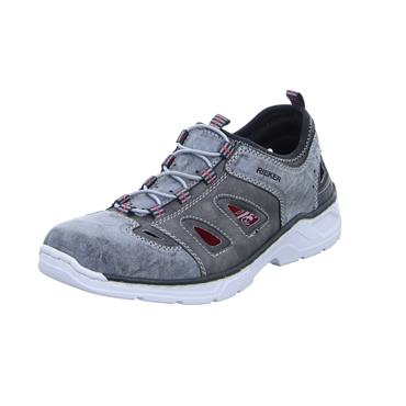 RIEKER GTS CORD CLOSED IN SANDAL - GREY