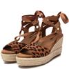 REFRESH WOMENS WEDGE SANDAL - CAMEL