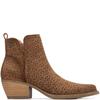 REFRESH WOMENS ZIP ANKLE BOOT - CAMEL SUEDE