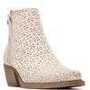 REFRESH WOMENS ZIP ANKLE BOOT - ICE SUEDE