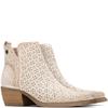REFRESH WOMENS ZIP ANKLE BOOT - ICE SUEDE