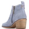 REFRESH WOMENS ZIP ANKLE BOOT - JEANS SUEDE