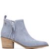 REFRESH WOMENS ZIP ANKLE BOOT - JEANS SUEDE