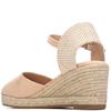 REFRESH WOMENS WEDGE SANDAL - BEIGE