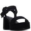 REFRESH WOMENS HIGH HEEL STRAP SANDAL - BLACK