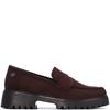 REFRESH WOMENS SLIP ON LOAFER - BROWN