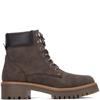 REFRESH WOMENS PU ANKLE BOOT - BROWN