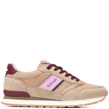 REFRESH WOMENS LACE TRAINER - BEIGE