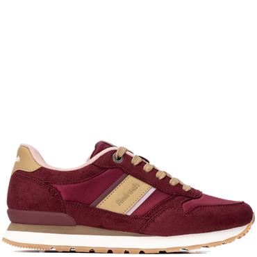 REFRESH WOMENS LACE TRAINER - BURGUNDY