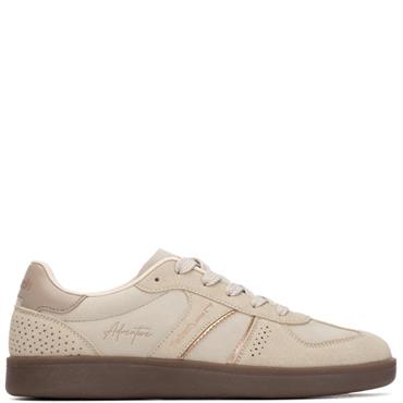 REFRESH WOMENS LACE TRAINER - BEIGE