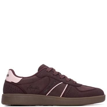 REFRESH WOMENS LACE TRAINER - BROWN