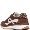 REFRESH WOMENS MICROFIBER SHOE - BROWN