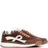 REFRESH WOMENS MICROFIBER SHOE - BROWN