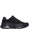 SKECHERS WOMENS UNO FLEX LACE TRAINER - BLACK