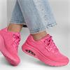 SKECHERS WOMENS UNO FLEX LACE TRAINER - HOT PINK