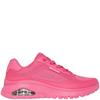 SKECHERS WOMENS UNO FLEX LACE TRAINER - HOT PINK