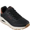 SKECHERS MENS UNO LACE TRAINER - BLACK