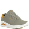 SKECHERS MENS UNO LACE TRAINER - GREEN YELLOW