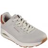 SKECHERS MENS UNO LACE TRAINER - NATURAL