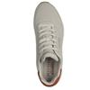 SKECHERS MENS UNO LACE TRAINER - NATURAL