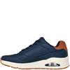 SKECHERS MENS UNO LACE TRAINER - NAVY