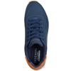 SKECHERS MENS UNO LACE TRAINER - NAVY