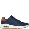 SKECHERS MENS UNO LACE TRAINER - NAVY