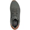 SKECHERS MENS UNO LACE TRAINER - OLIVE