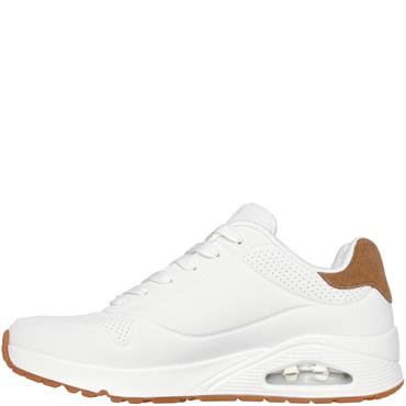 SKECHERS MENS UNO LACE TRAINER - WHITE