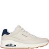 SKECHERS MENS UNO LACE TRAINER - NATURAL BLUE