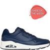 SKECHERS MENS UNO LACE TRAINER - NAVY BLACK