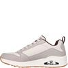 SKECHERS MENS UNO LACE TRAINER - NATURAL BROWN