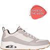 SKECHERS MENS UNO LACE TRAINER - NATURAL BROWN