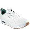 SKECHERS MENS UNO LACE TRAINER - WHITE GREEN