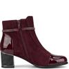REDZ WOMENS ANKLE BOOT - WINE